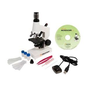 Celestron Digital Microscope Kit 600X Power with Extra Slides